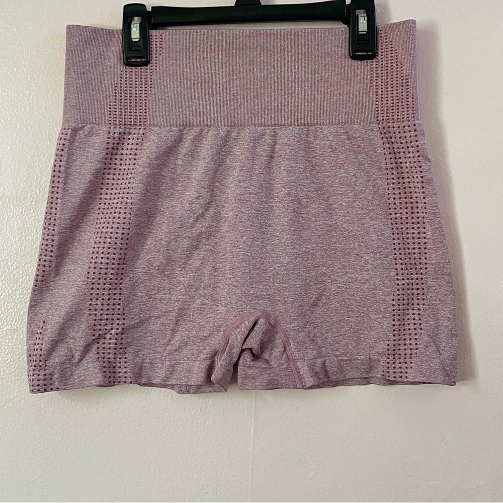 Pink gym shorts